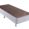 Base Box Silmer Solteiro Corino Bege - 88x188x26