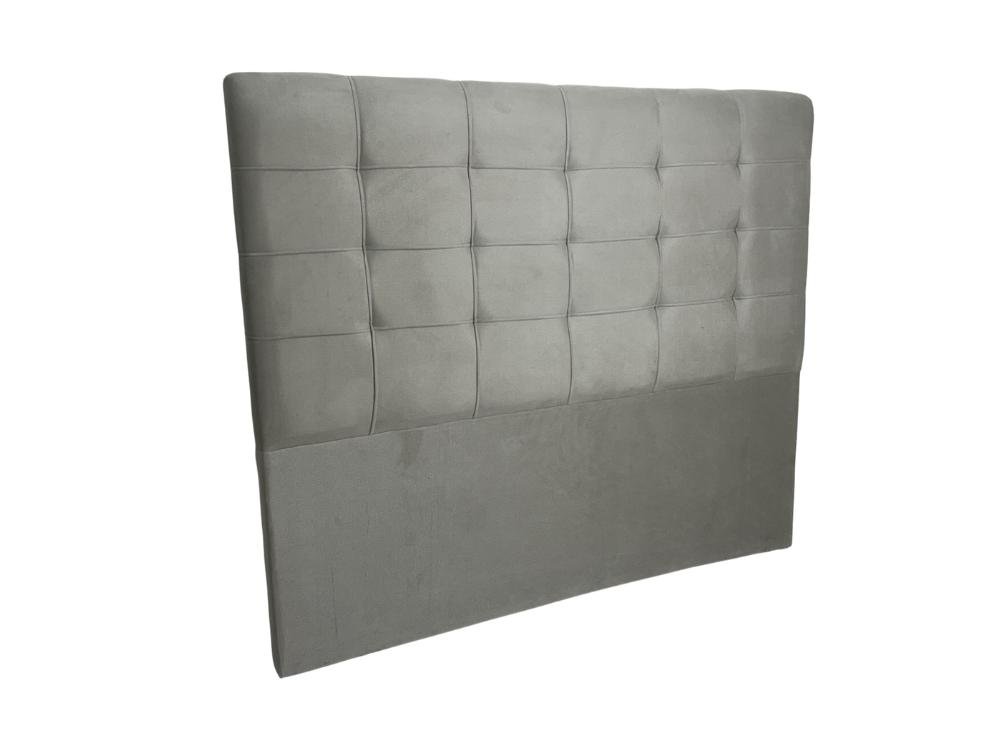 Cabeceira Silas Queen -Bege Suede