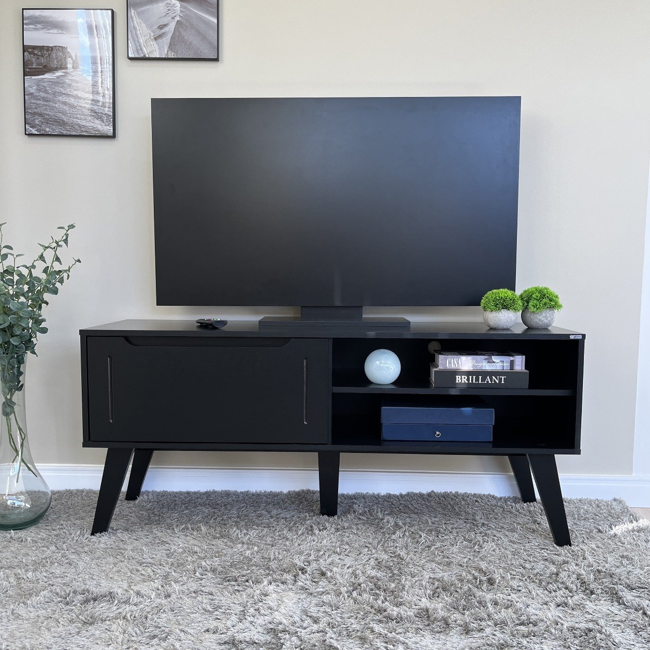 Rack Lotus Preto 60" - Preto