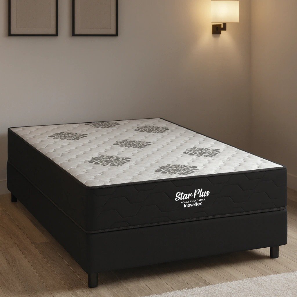 Colchão Casal Star Plus Molas Ensacadas D28 - 138x188x25