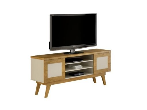 Rack Detroit 65" - Cinamomo/Off white - Imagem 3