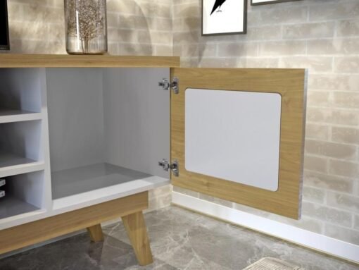 Rack Detroit 65" - Cinamomo/Off white - Imagem 2