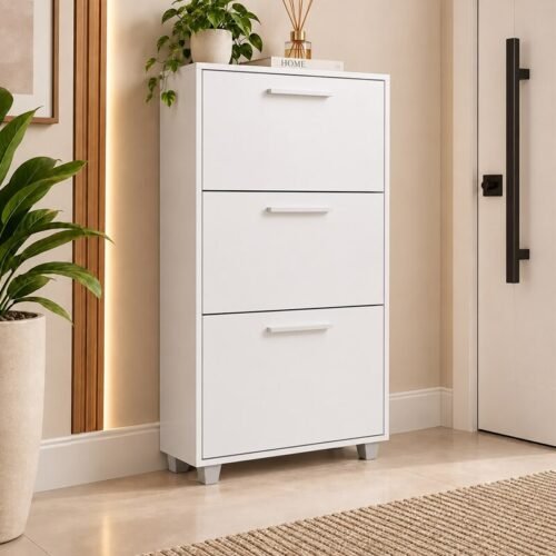 Sapateira 0,64m Advantage 44 Branco 3 Portas - Batrol